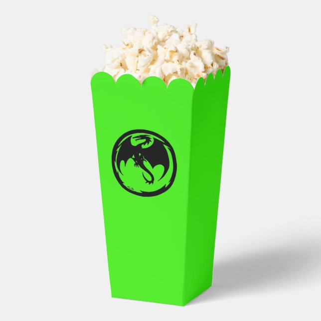 Black Dragon green popcorn boxes (Popped)