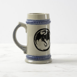 Black Dragon right-hand beer stein