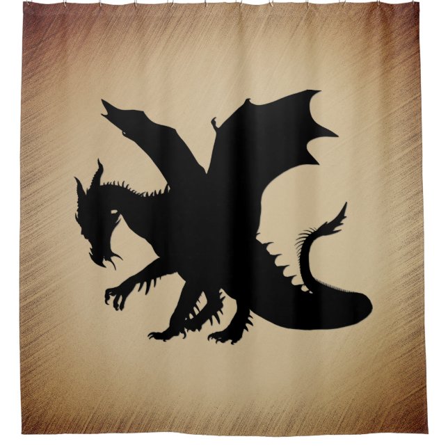 Black Dragon Rustic Background (Front)