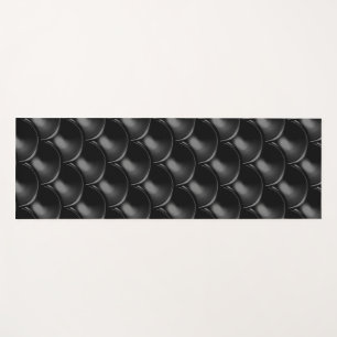Black Dragon Scale Yoga Mat