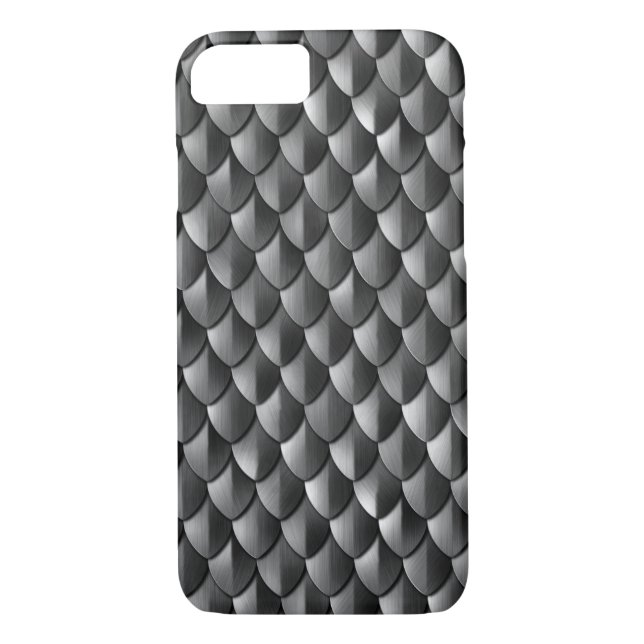 Black Dragon Scales Case-Mate iPhone Case (Back)