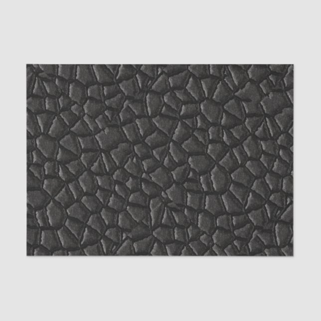 Black Dragon Scales Father's Day Tissue Paper (Front)