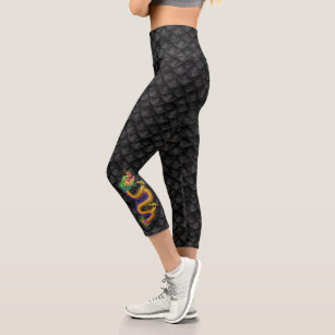 Chinese Dragon Youth Leggings  Clothes for women, Outfits with leggings,  Orange leggings