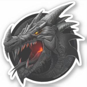  Black Dragon   Sticker