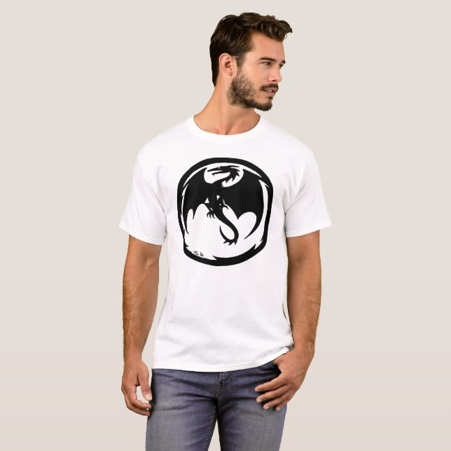 Black Dragon T-shirt (Front Full)