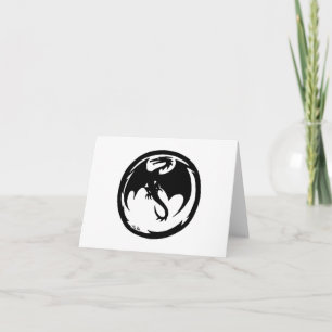 Black Dragon white card