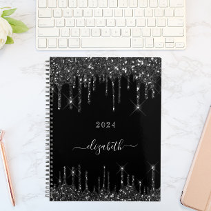 Black drips name script 2025 planner