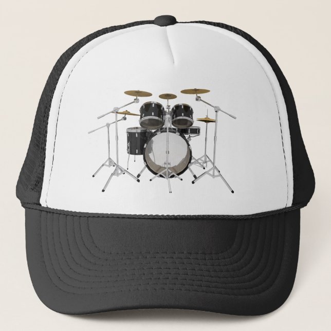 Black Drum Kit: Trucker Hat (Front)