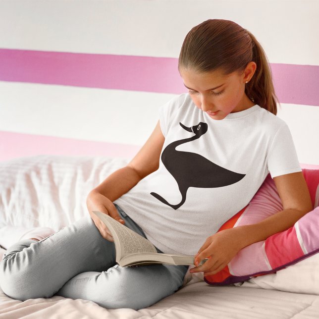 Black Duck Bird Icon T-Shirt (Creator Uploaded)