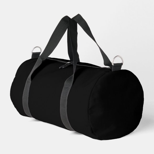 Black Duffle Bag – Minimal Look, Max Space (Left Corner)