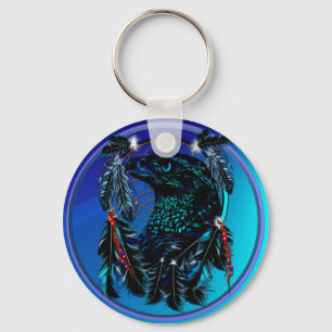 Black Eagle_Dreamcatcher-Keychain Keychain