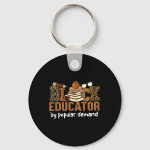 Black Educator By Popular Demand Black History Mon Keychain