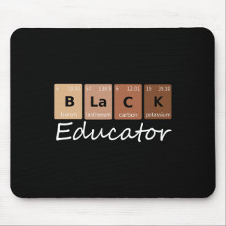 Black Educator Science Teacher Melanin Educator Sc Mouse Pad