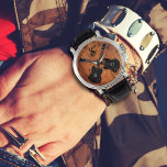 Black Electric Guitars Boys Watch<br><div class="desc">Guitar players watch for a teenage boy,  or any guy.  Crossed black electric guitars on watch face.  Customize the strap to any type.</div>