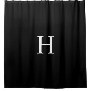 Black Elegant Classic Monogram