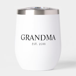 Black Elegant Modern Grandma
