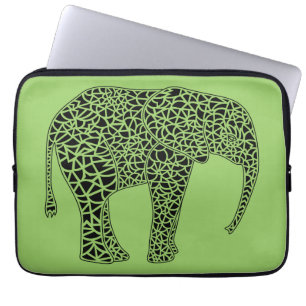 Black Elephant Laptop Sleeve