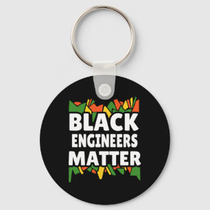 Black Engineers Problem Black History Month Africa Keychain