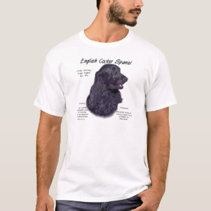 Black English Cocker Spaniel History T-Shirt