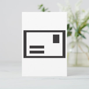 Black Envelope Invitations