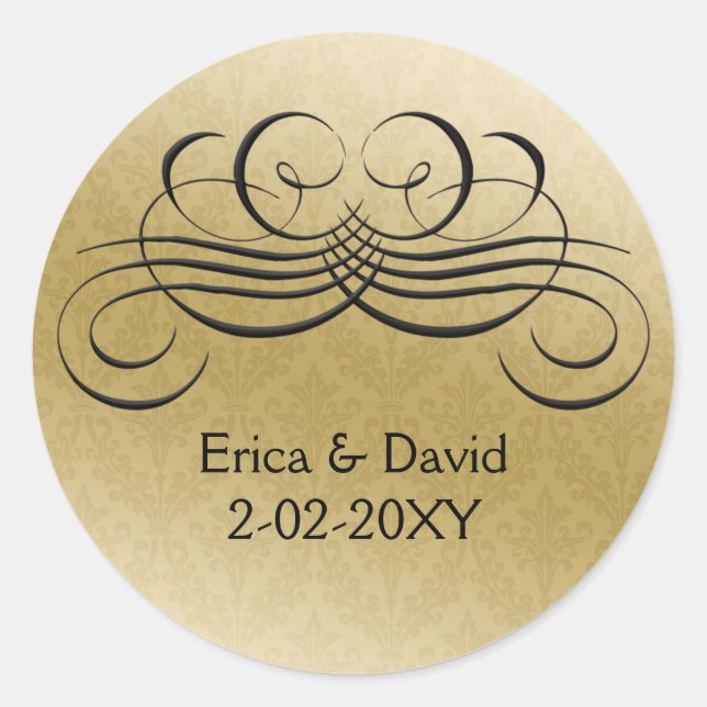 black envelope seal (Front)