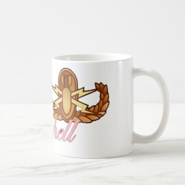 black eod momshell coffee mug (Right)