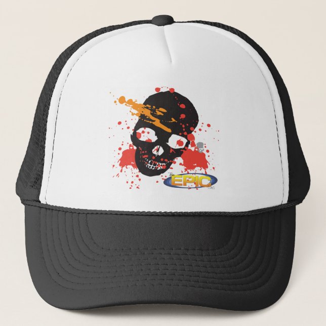 Black Epic Skull Hat (Front)