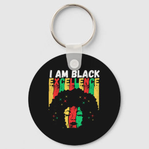 Black Excellence African Black History Month Junet Keychain