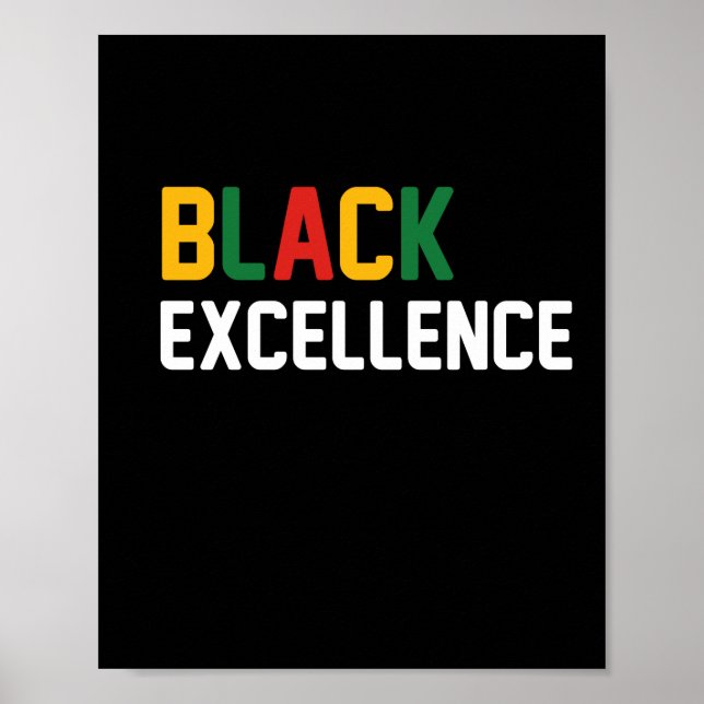 Black Excellence Black Proud Poster (Front)