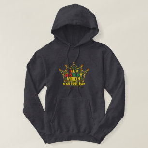 Black Excellence Crown – Black History Month Hoodie