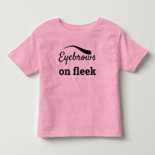 Black Eyebrows on Fleek Trendy Flawless Style, ZFJ Toddler T-shirt