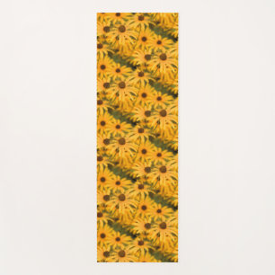 Black Eyed Susan Blooms  Yoga Mat