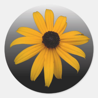 Black Eyed Susan Classic Round Sticker