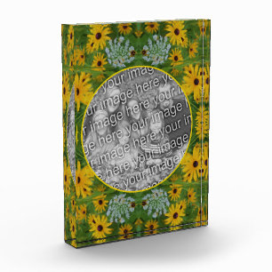 Black Eyed Susan Daisy Painting Add Your  Photo Block