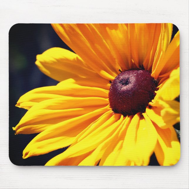 Black Eyed Susan Flower Petals Mouse Pad (Front)