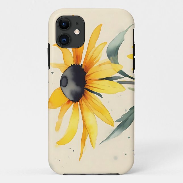 Black-Eyed Susan Flowers Case-Mate iPhone Case (Back)