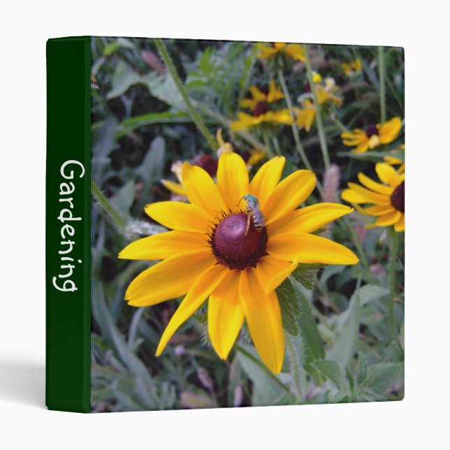 Black-Eyed Susan Gardening Binder (Front/Spine)