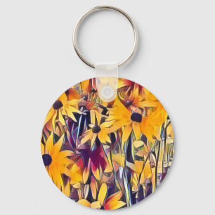 BLACK EYED SUSAN   KEYCHAIN