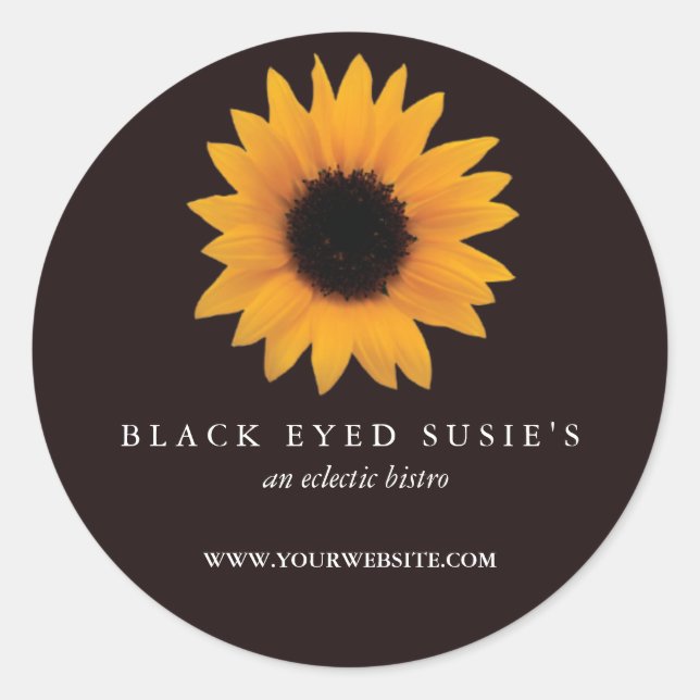 Black Eyed Susan Sticker (Front)