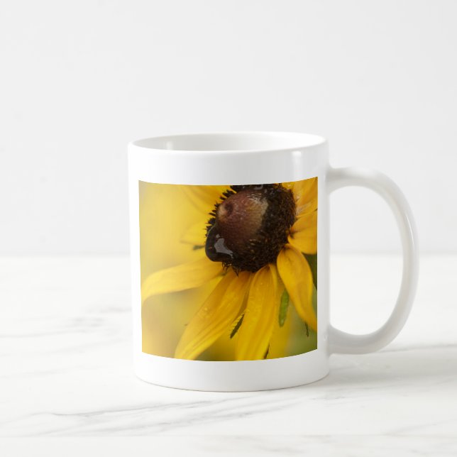 Black-Eyed Susan with a Teardrop Coffee Mug (Right)