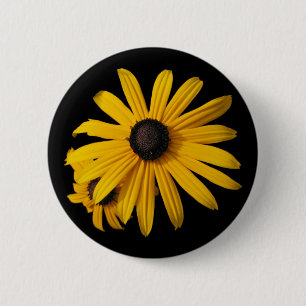 Black-eyed Susans 2 Inch Round Button