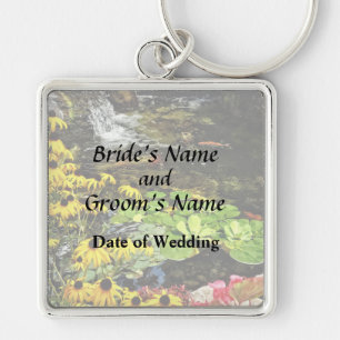 Black-Eyed Susans By Koi Pond Wedding Products Keychain