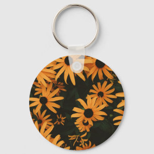 black eyed susans keychain