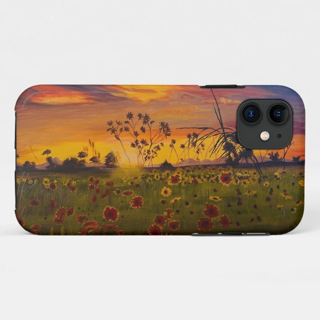 Black Eyed Susans,  Original by Gary Poling Case-Mate iPhone Case (Back (Horizontal))