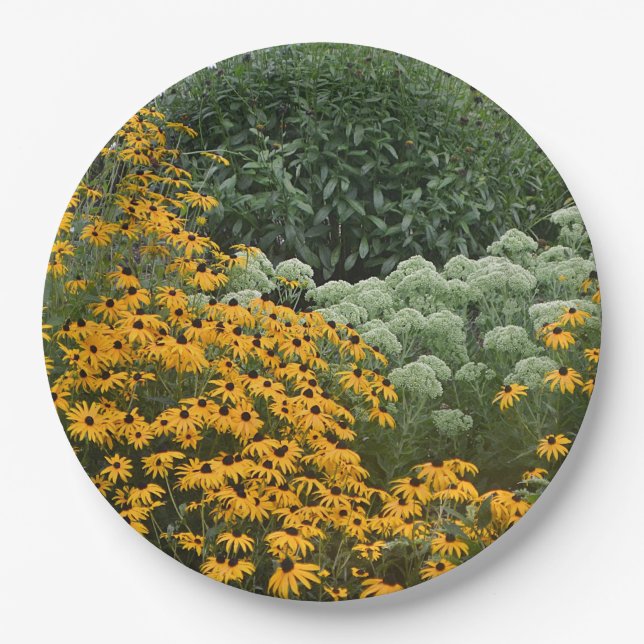 Black-eyed Susans Paper Plate (Front)