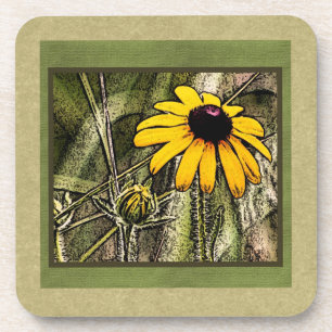 Black eyed Susie Coaster