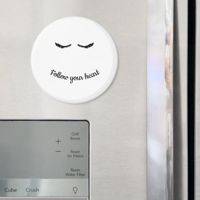 Black Eyelashes Glam  Magnet (In Situ (Fridge))