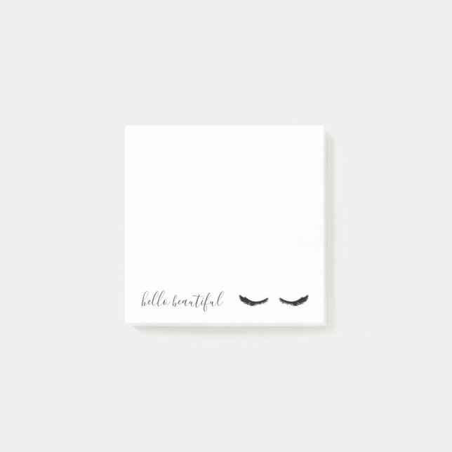 Black Eyelashes Post-it Notes (Front)