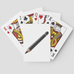 Black Eyeliner Pencil Makeup Illustration Playing Cards