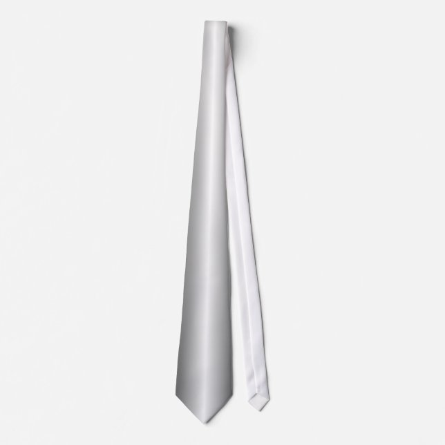 Black fade Colour Tie- White Tie (Front)